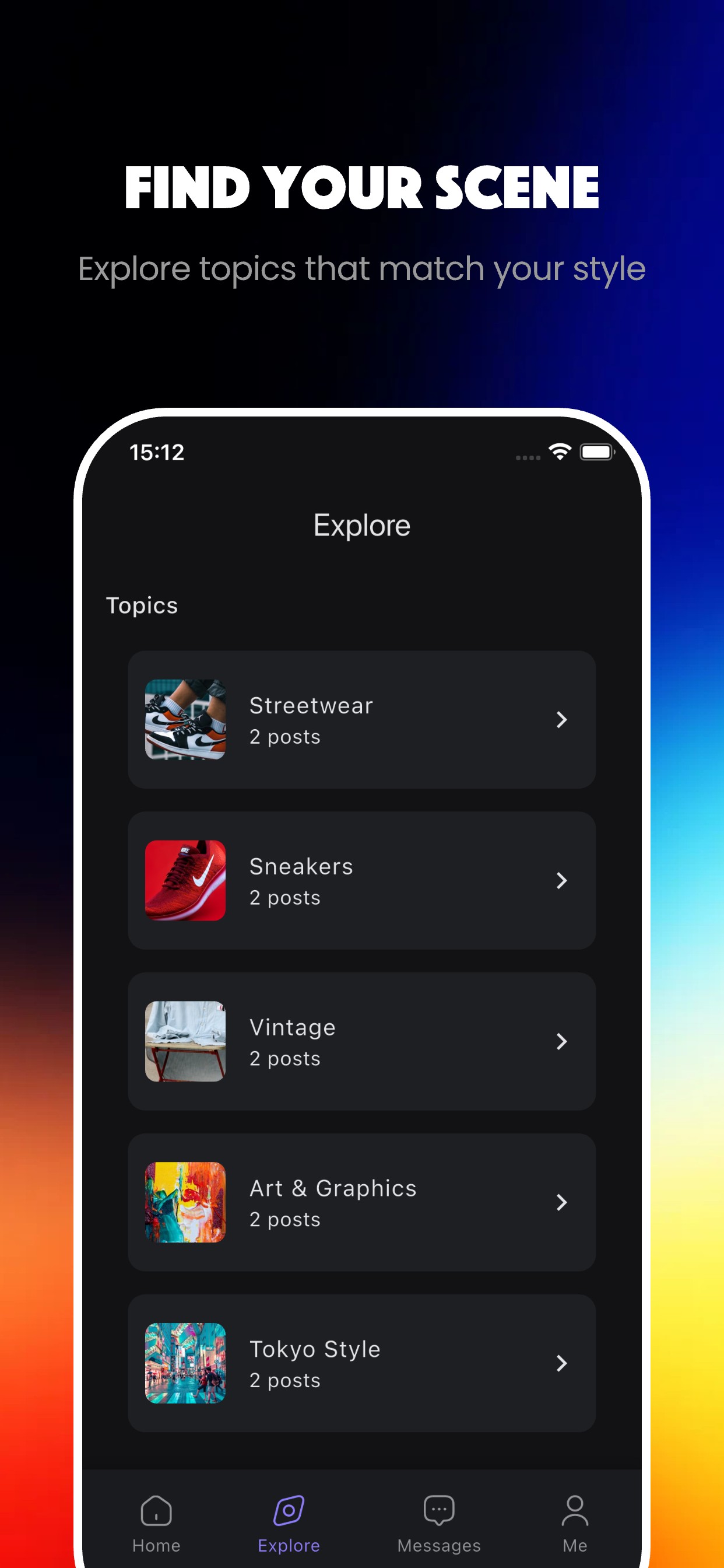 Explore streetwear content